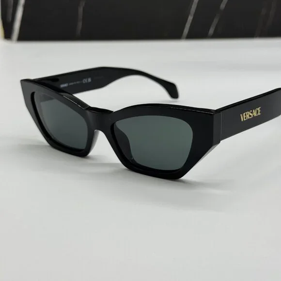 NEW VERSACE VE4488U GB1/87 WOMEN SUNGLASSES BLACK/GREY VE4488U GB187 EYEWEAR